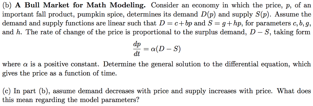 Solved assume demand decreases with price and supply | Chegg.com