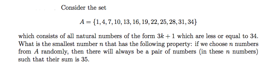 Solved Consider the set A = {1, 4, 7, 10, 13, 16, 19, 22, | Chegg.com