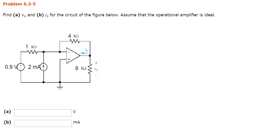 Solved Find (a) V_o And (b) I_o For The Circuit Of The | Chegg.com