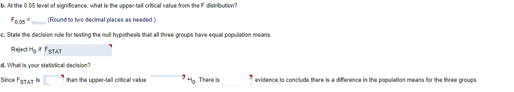 Solved An experiment has a single factor with three groups | Chegg.com