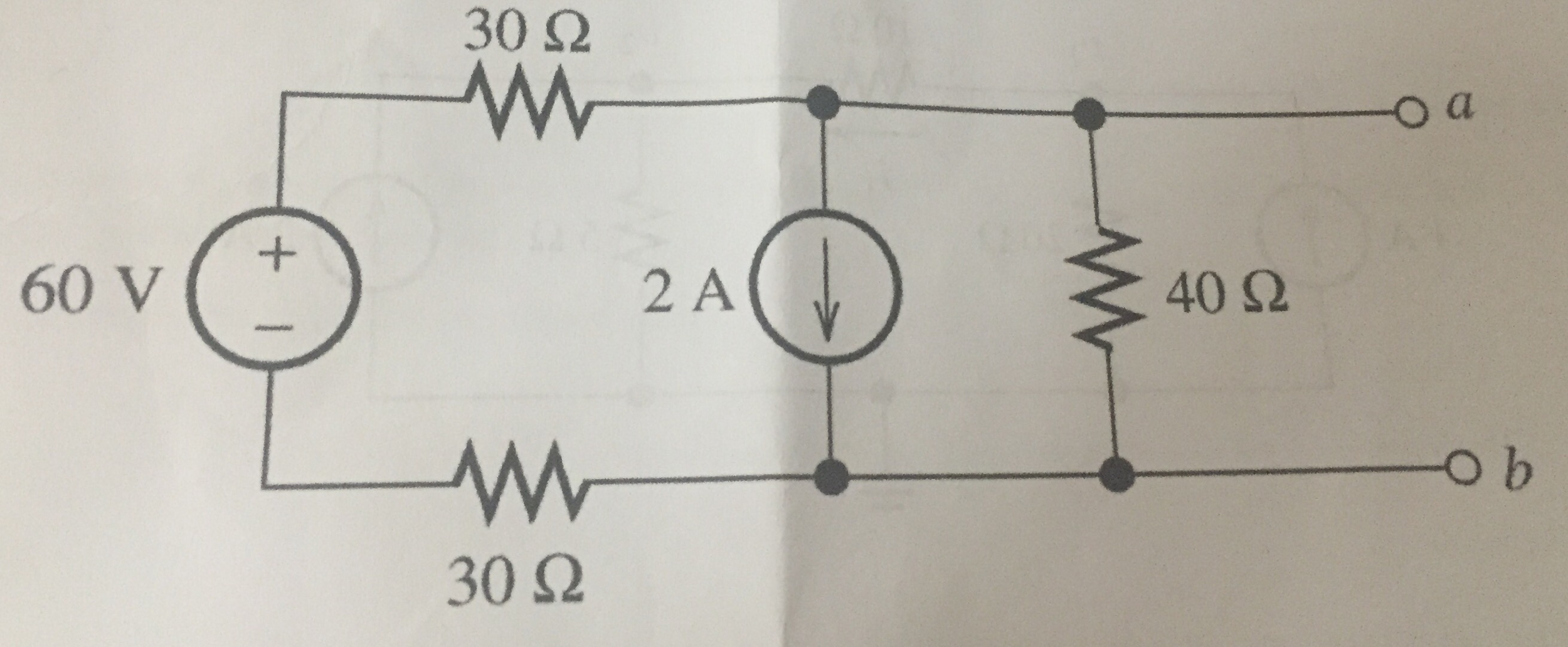 Solved Find the thevenin equivalent circuit for the figure | Chegg.com