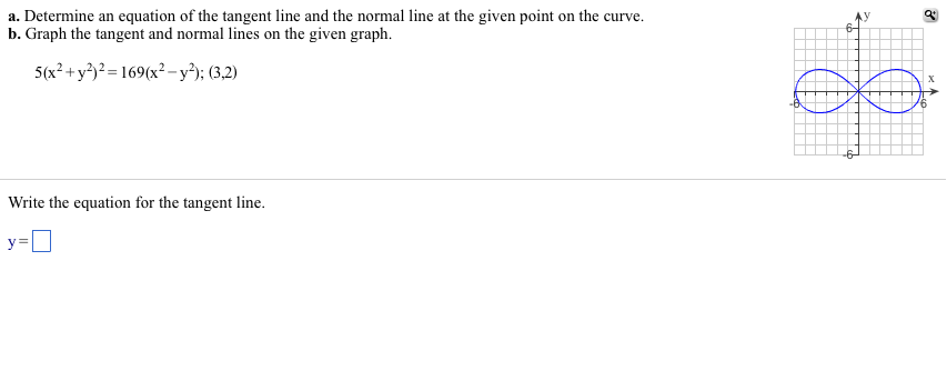Solved Determine An Equation Of The Tangent Line And The Chegg Com