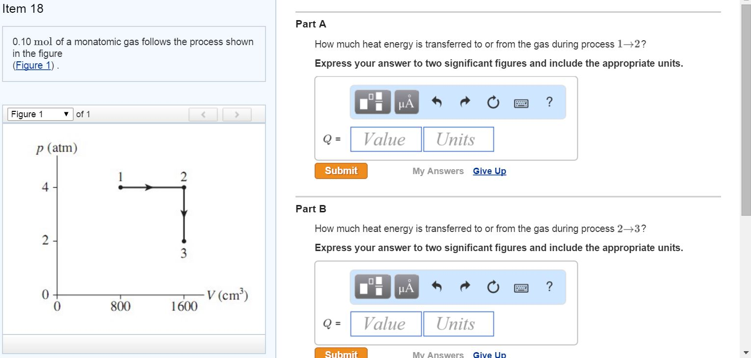 Solved Part C What is the total change in thermal energy of | Chegg.com
