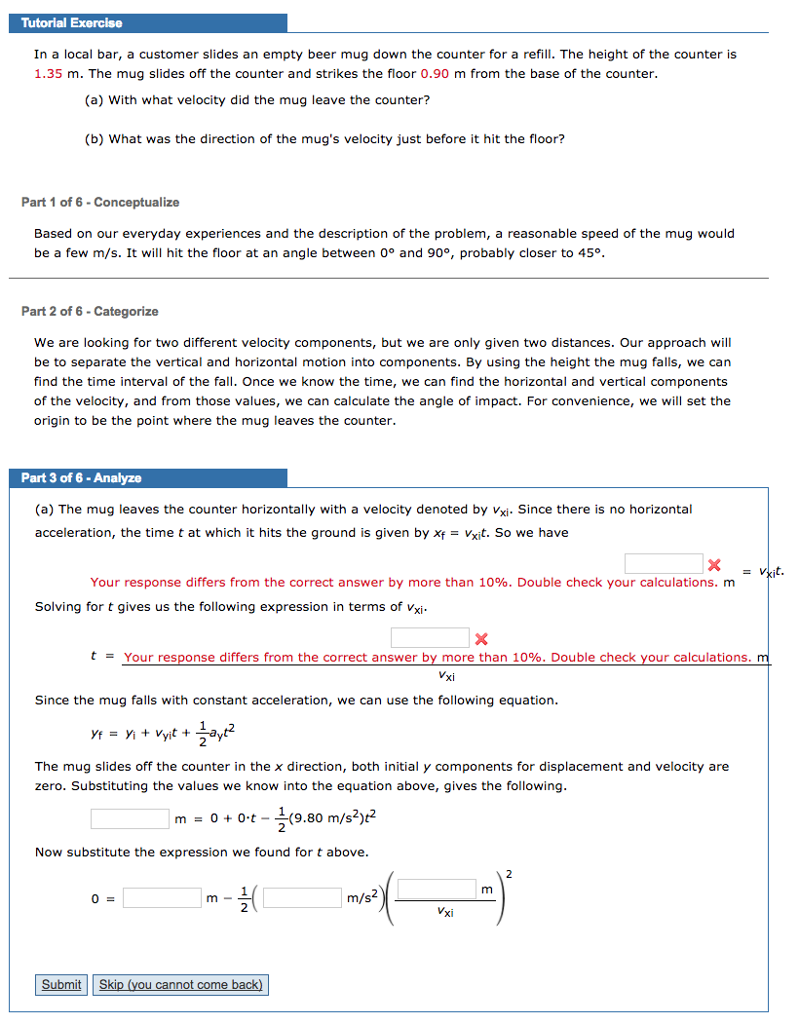 Solved Tutorial Exercise In A Local Bar, A Customer Slides 