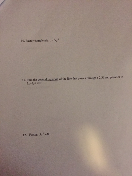 Solved Factor Completely X 6 Y 6 Find The General Chegg