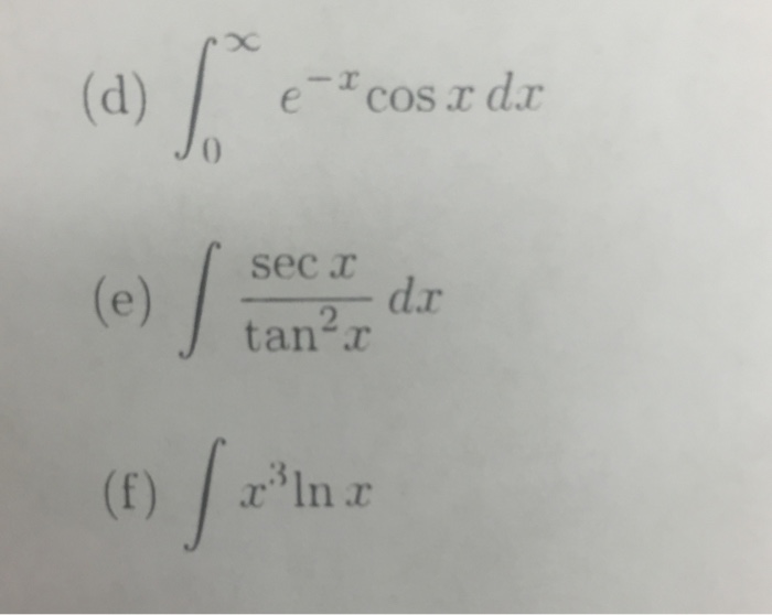 integral of xe^cos x