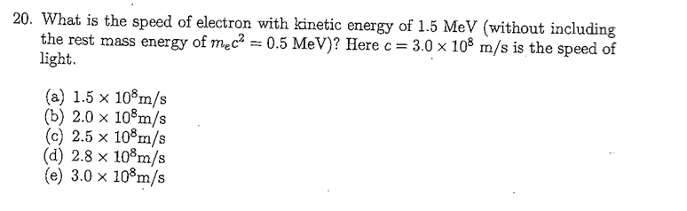 solved-what-is-the-speed-of-electron-with-kinetic-energy-of-chegg