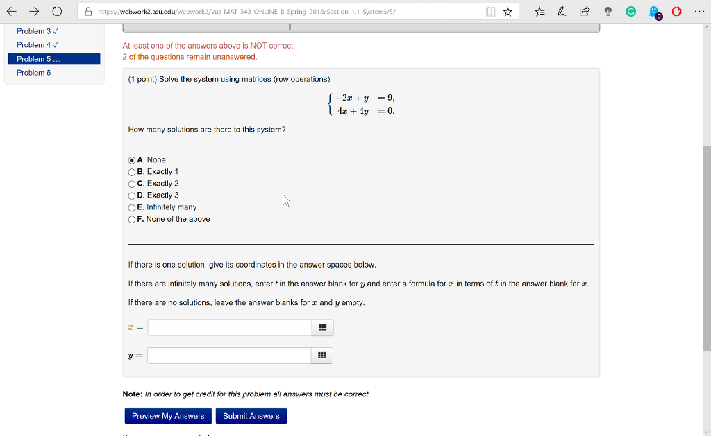 Algebra Archive | March 07, 2018 | Chegg.com