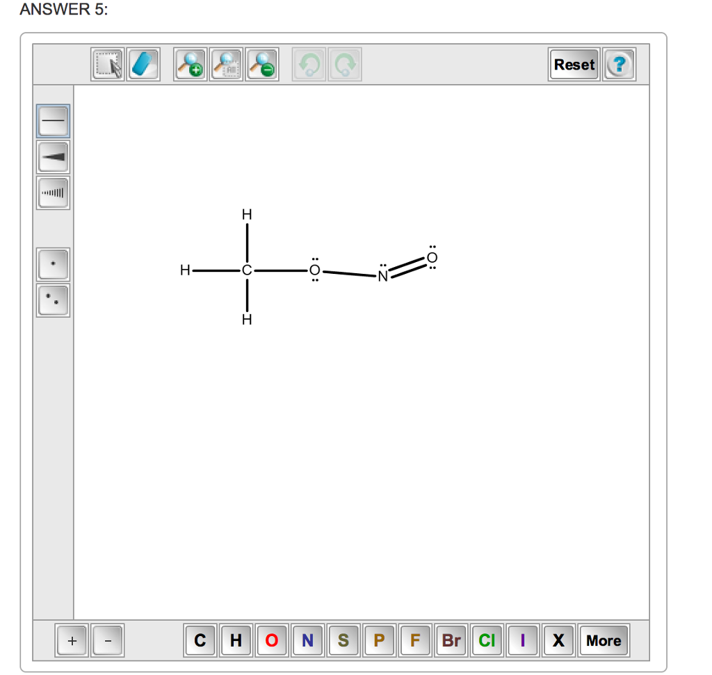Solved Part A Draw the best Lewis structure of CH3NO2, a | Chegg.com