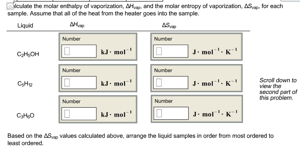 Solved Three liquid samples of known masses are heated to | Chegg.com