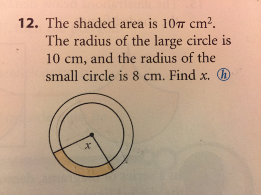 find area of the circle if radius is 10 cm