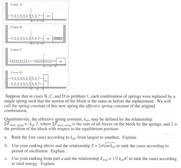 Solved Suppose That In Cases B, C, And D In Problem 1, Each | Chegg.com