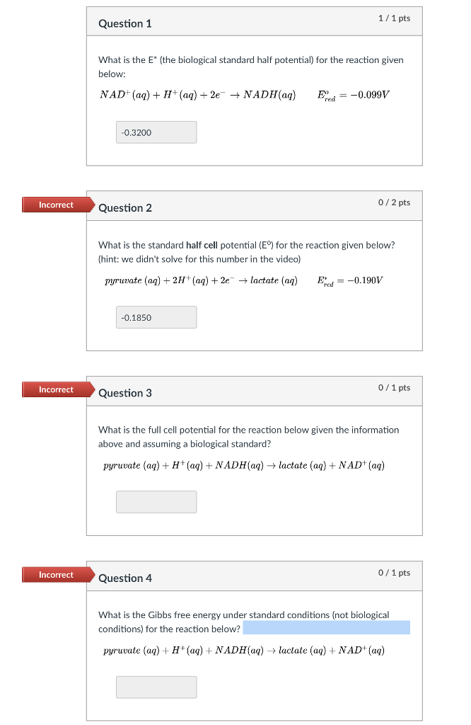 Solved Gen Chem Question! Please Help Asap Thank You!! I | Chegg.com