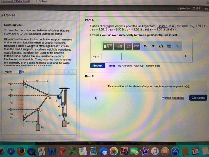 Solved To describe the shape and behavior of cables that are | Chegg.com