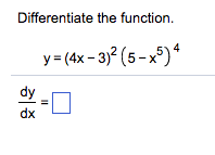 Solved: Differentiate Using The Product Rule And The Chain... | Chegg.com