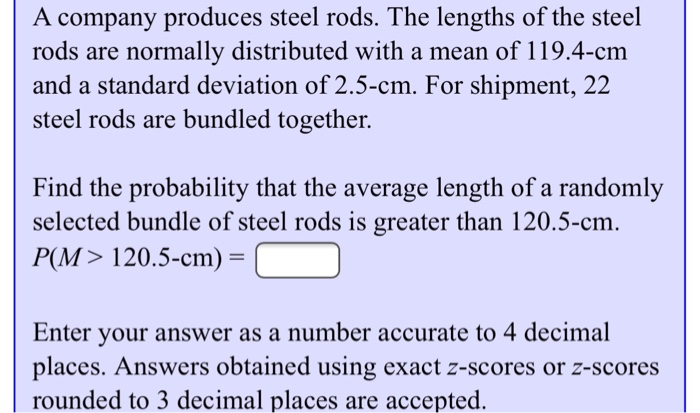solved-a-company-produces-steel-rods-the-lengths-of-the-chegg