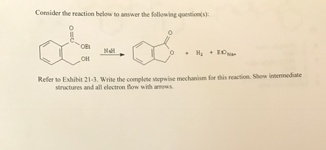 Solved Consider the reaction below to answer the following | Chegg.com