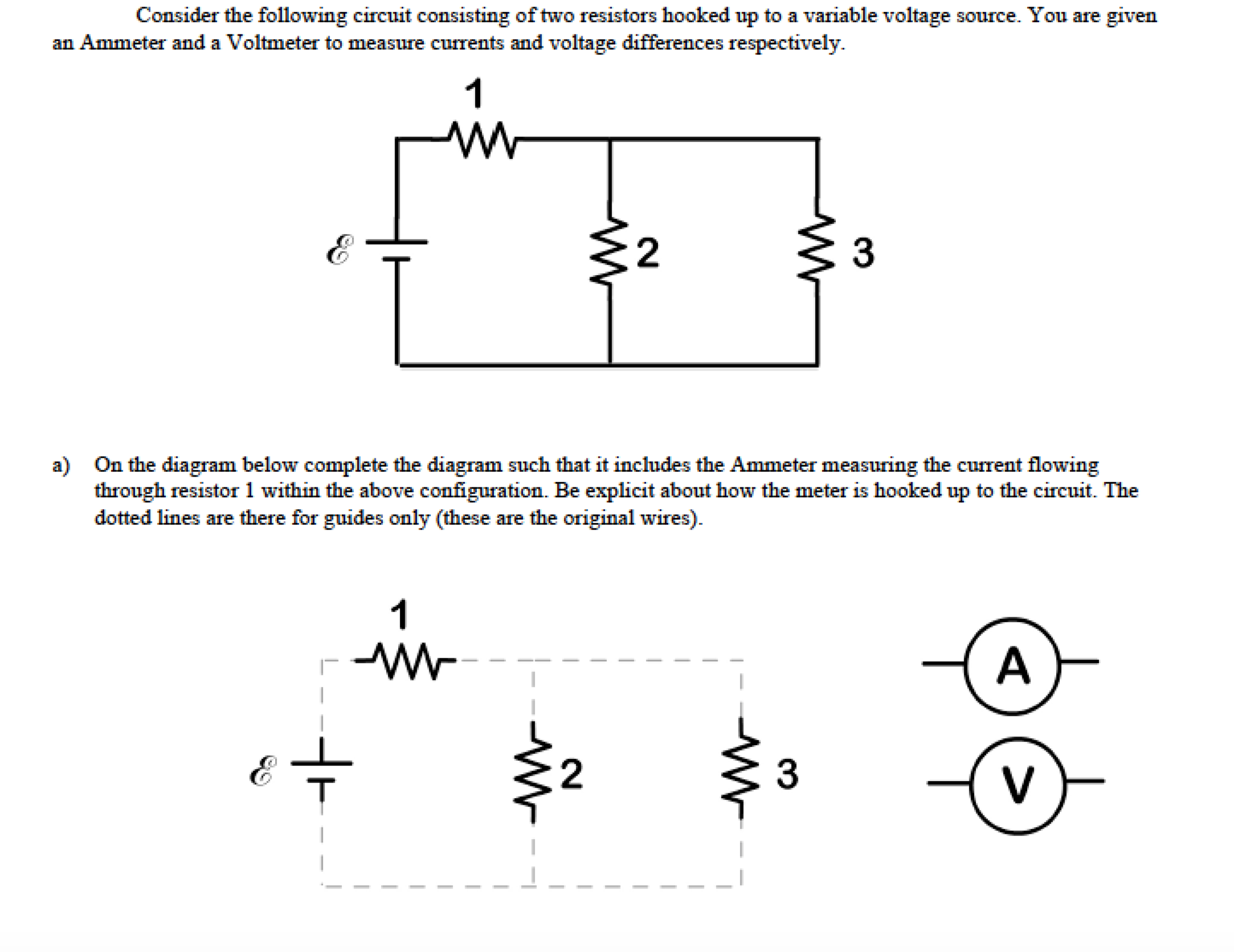 Solved Consider The Following Circuit Consisting Oftwo | Chegg.com