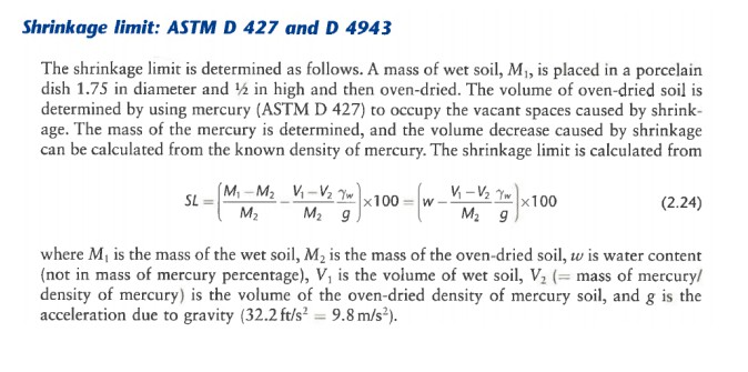 astm d427