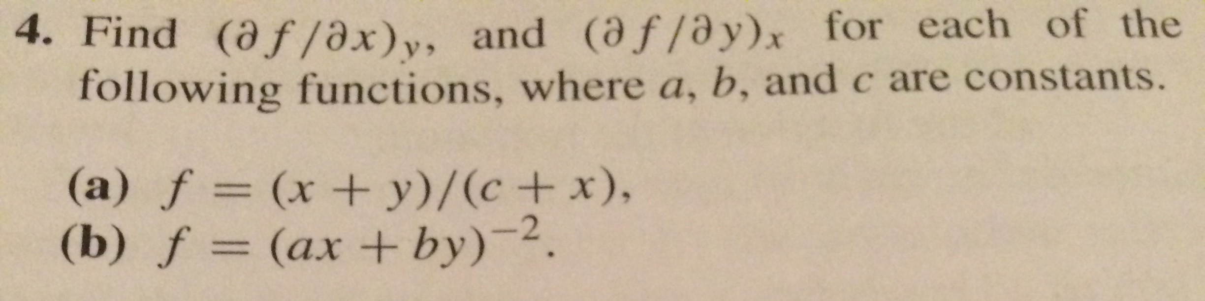 Solved Find (partial differential f/partial differential | Chegg.com