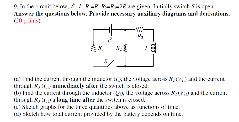 Solved Electricity physics problem, please show step by | Chegg.com