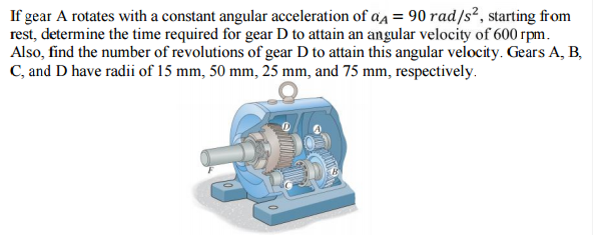 Solved If Gear A Rotates With A Constant Angular | Chegg.com