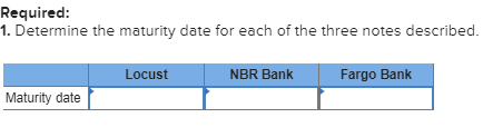 maturity date bank fargo solved paid amount due note