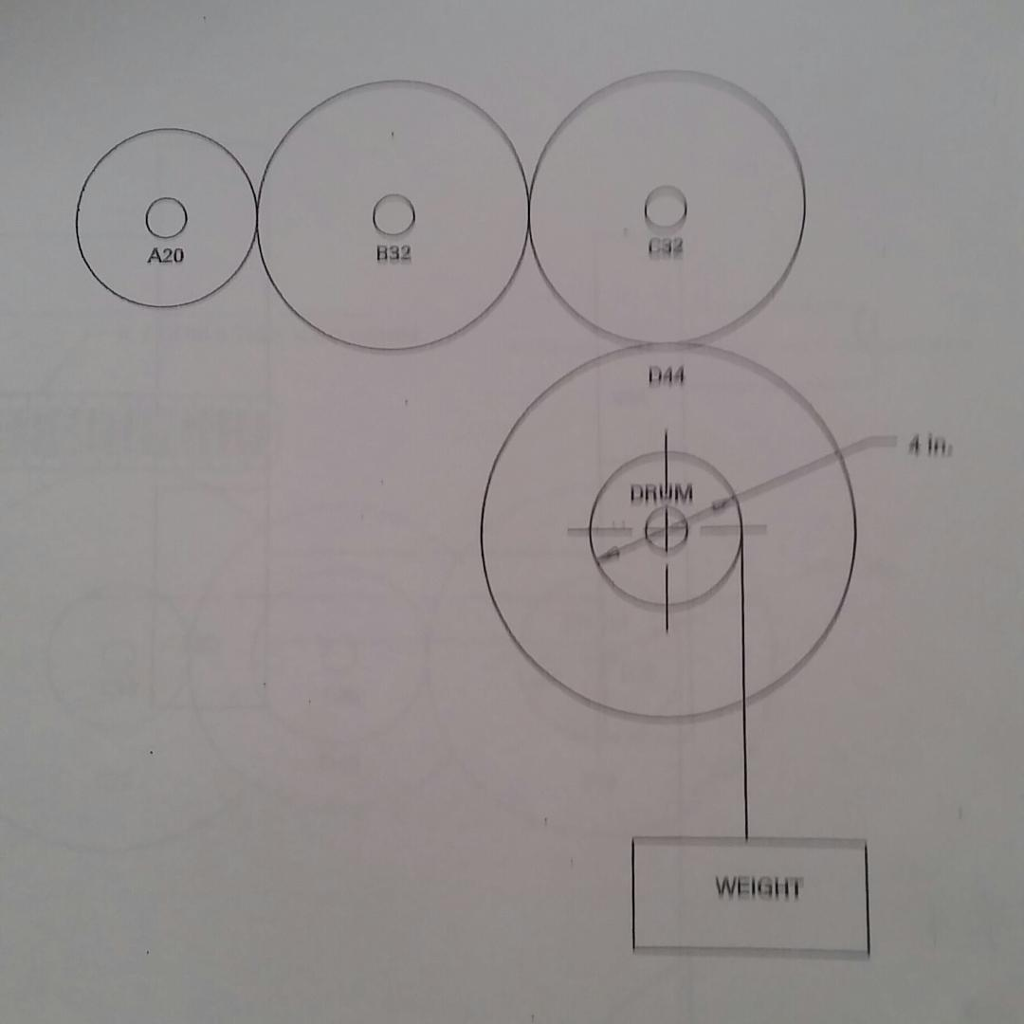 Solved Problem Sheet 9-12 The motor, which is driving gear | Chegg.com