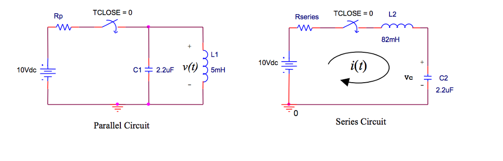 Solved 1) Read the lab handout! 2) For the circuits shown on | Chegg.com