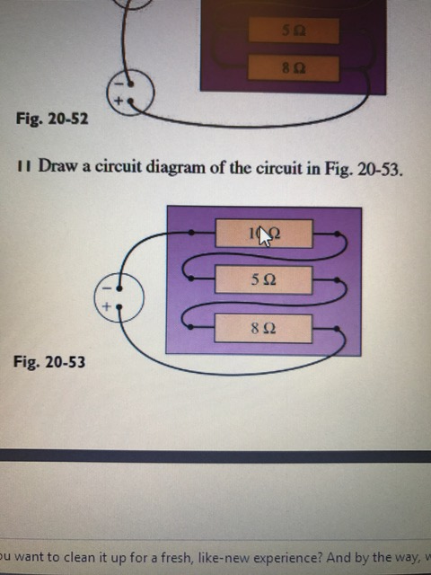 Solved Fig. 20-52 11 Draw a circuit diagram of the circuit | Chegg.com