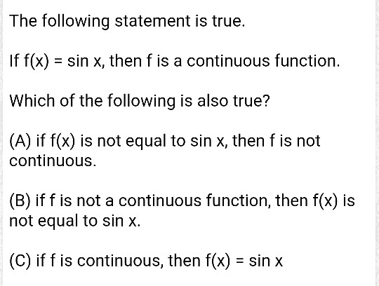 solved-the-following-statement-is-true-if-f-x-sin-x-chegg