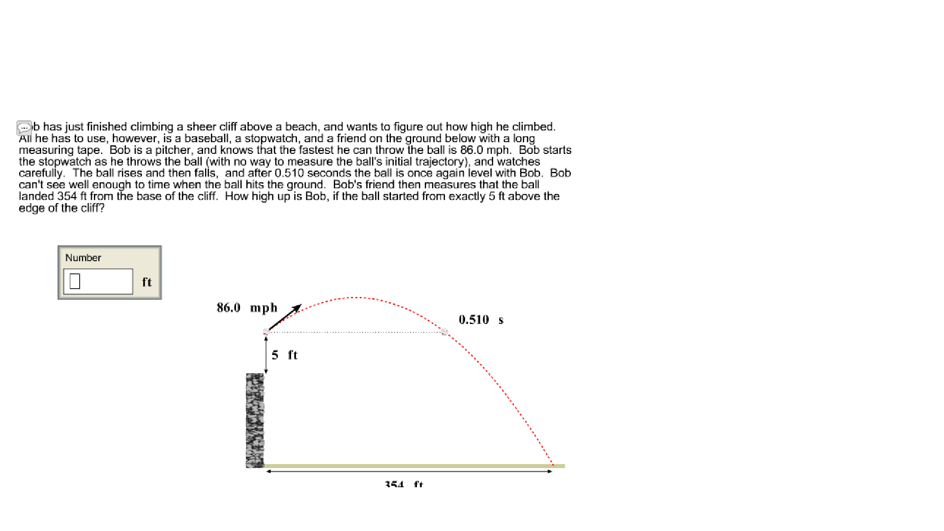 Solved has just finished climbing a sheer cliff above a