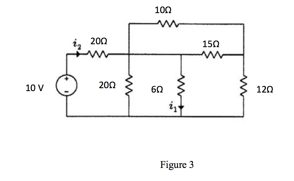 Solved For the circuit shown in Figure 3, determine the | Chegg.com