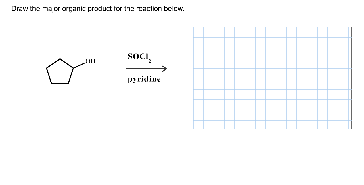 Solved For each alcohol reaction below, give the major | Chegg.com