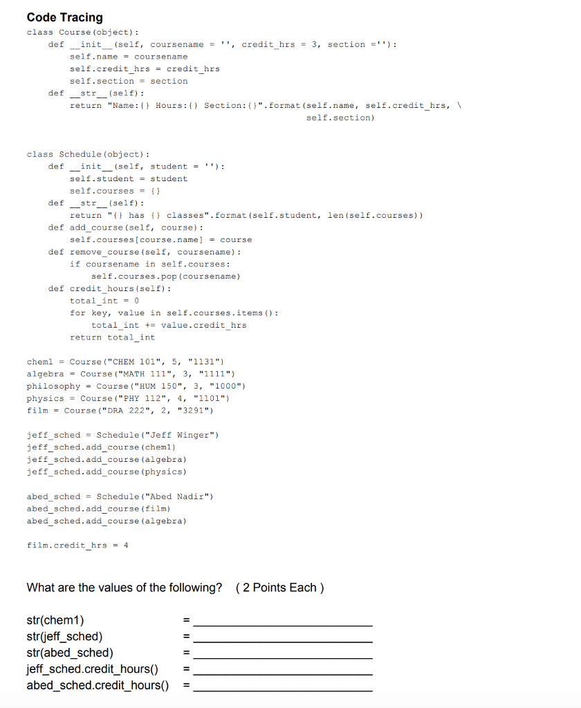 code-tracing-class-course-object-def-init-self-chegg