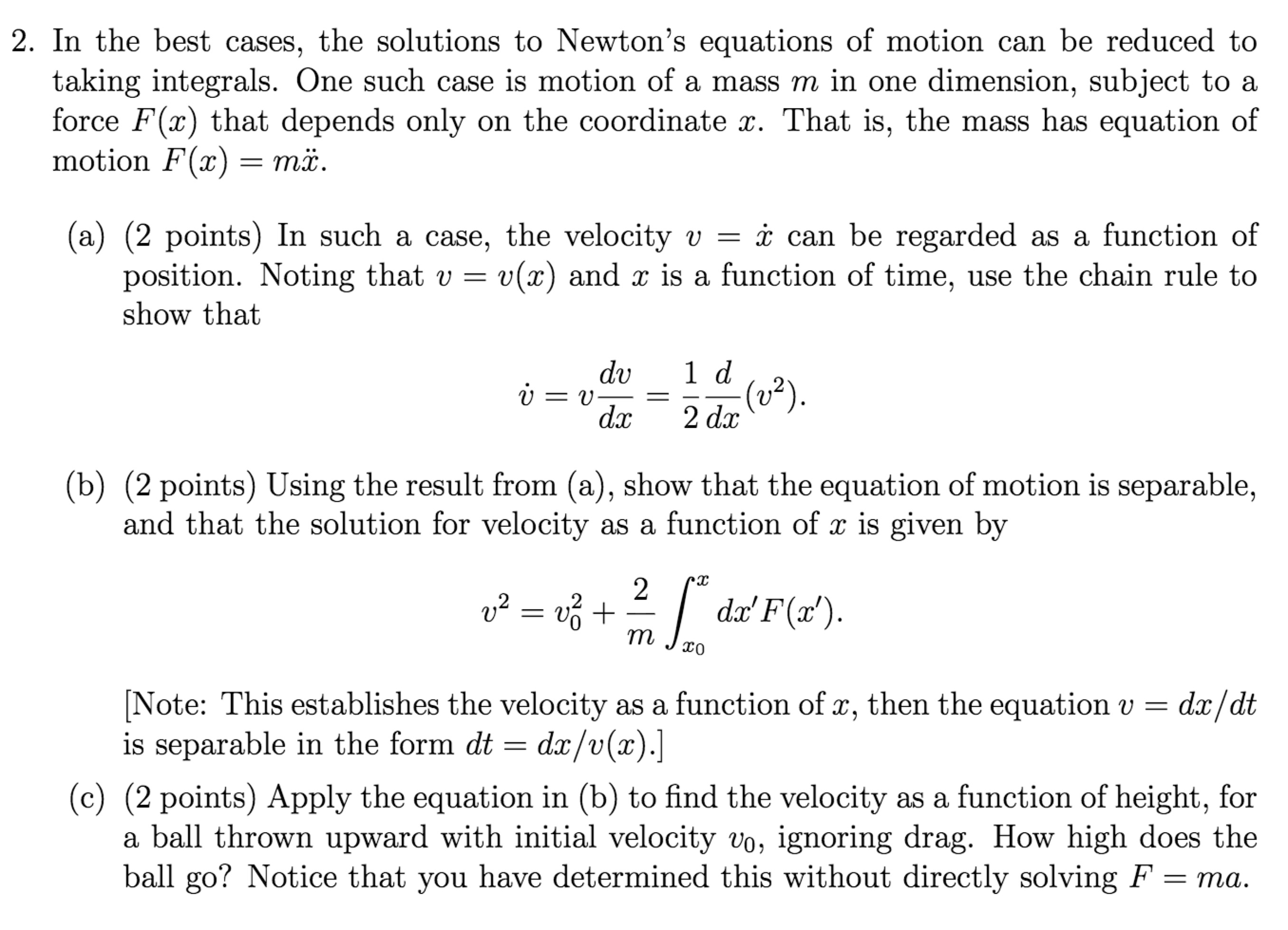 In the best cases, the solutions to Newton's | Chegg.com