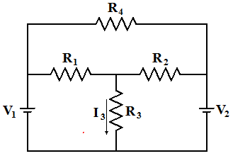 Solved For the circuit show, determine the current I3 if R1 | Chegg.com