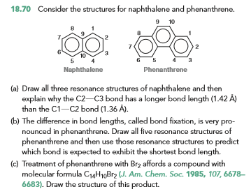 Solved Consider the structures for naphthalene and | Chegg.com