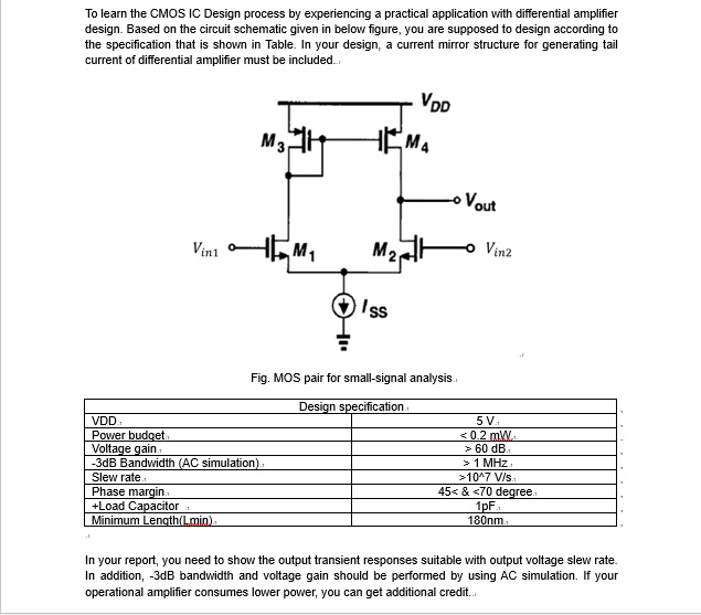 To learn the CMOS IC Design process by experiencing a