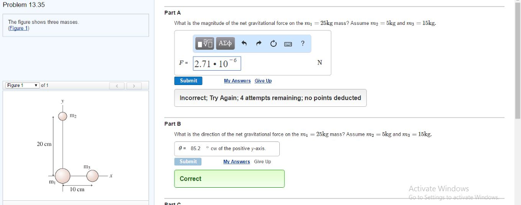 Solved The Figure Shows Three Masses What Is The Magnitude Chegg solved-the-figure-shows-three-masses-what-is-the-magnitude-chegg