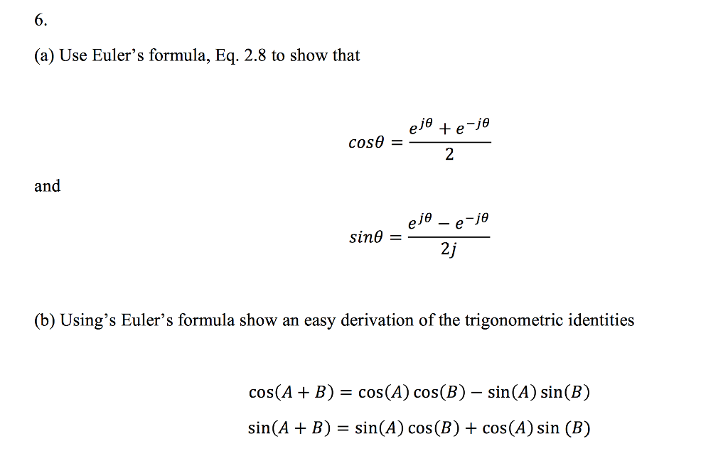 Trig Identities And Euler's Formula, 51% OFF