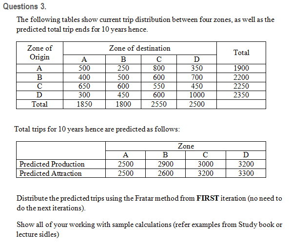 solved-the-following-tables-show-current-trip-distribution-chegg