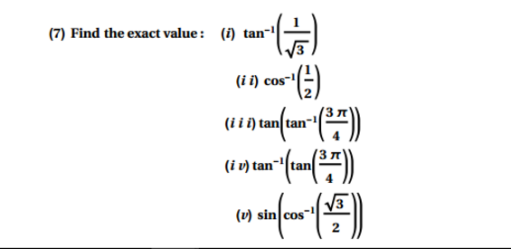 tan 1 root 3 value