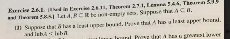 Solved Need help with "Real Analysis" problem. Please show | Chegg.com