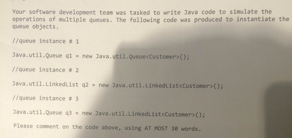 Solved Your software development team was tasked to write | Chegg.com