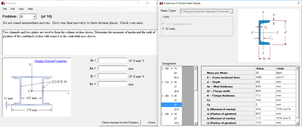 Solved Two channels and two plates are used to form the | Chegg.com