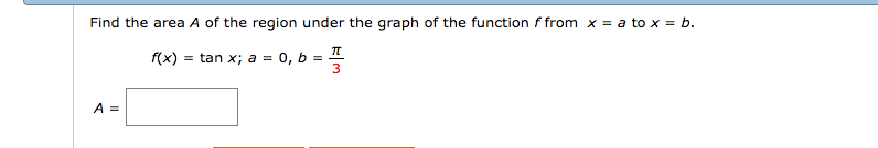 Solved Find the area A of the region under the graph of the | Chegg.com