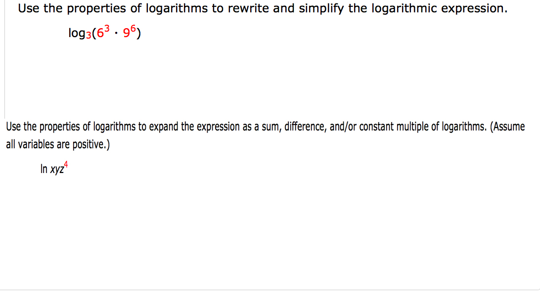rewrite as a sum or difference of multiple logarithms help properties of logarithms pdf