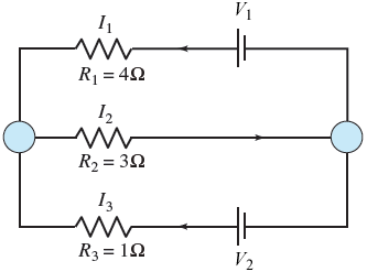 Solved Determine the currents I1, I2, and I3 for | Chegg.com