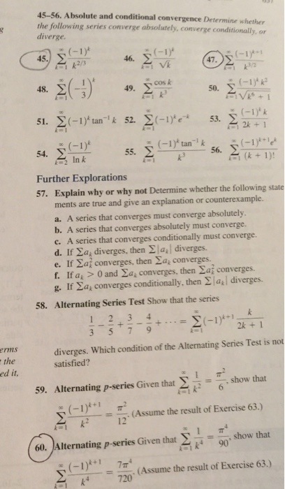 Solved Determine Whether The Following Series Converge 2246